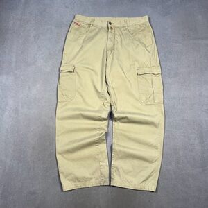 Ecko Unlimited Khaki Cargo Pants for Men Baggy Rare Y2K
